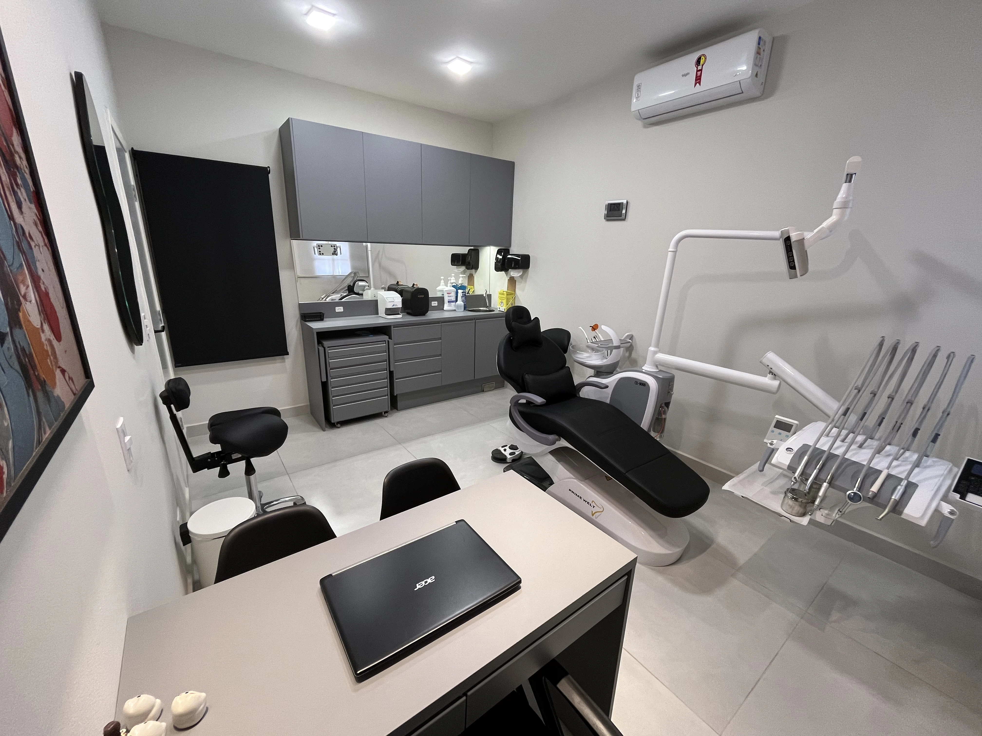 Sala clínica Santtis, diagnóstico digital e organização